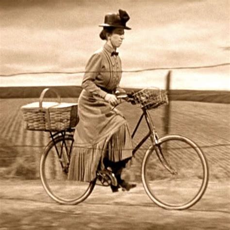 Bicycle riding witch from Oz